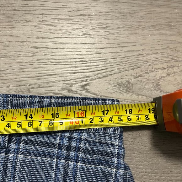 Tommy Hilfilger THFlex Suit Jacket & Pants Mens 34x30 Blue Plaid Modern 40S - Picture 16 of 16